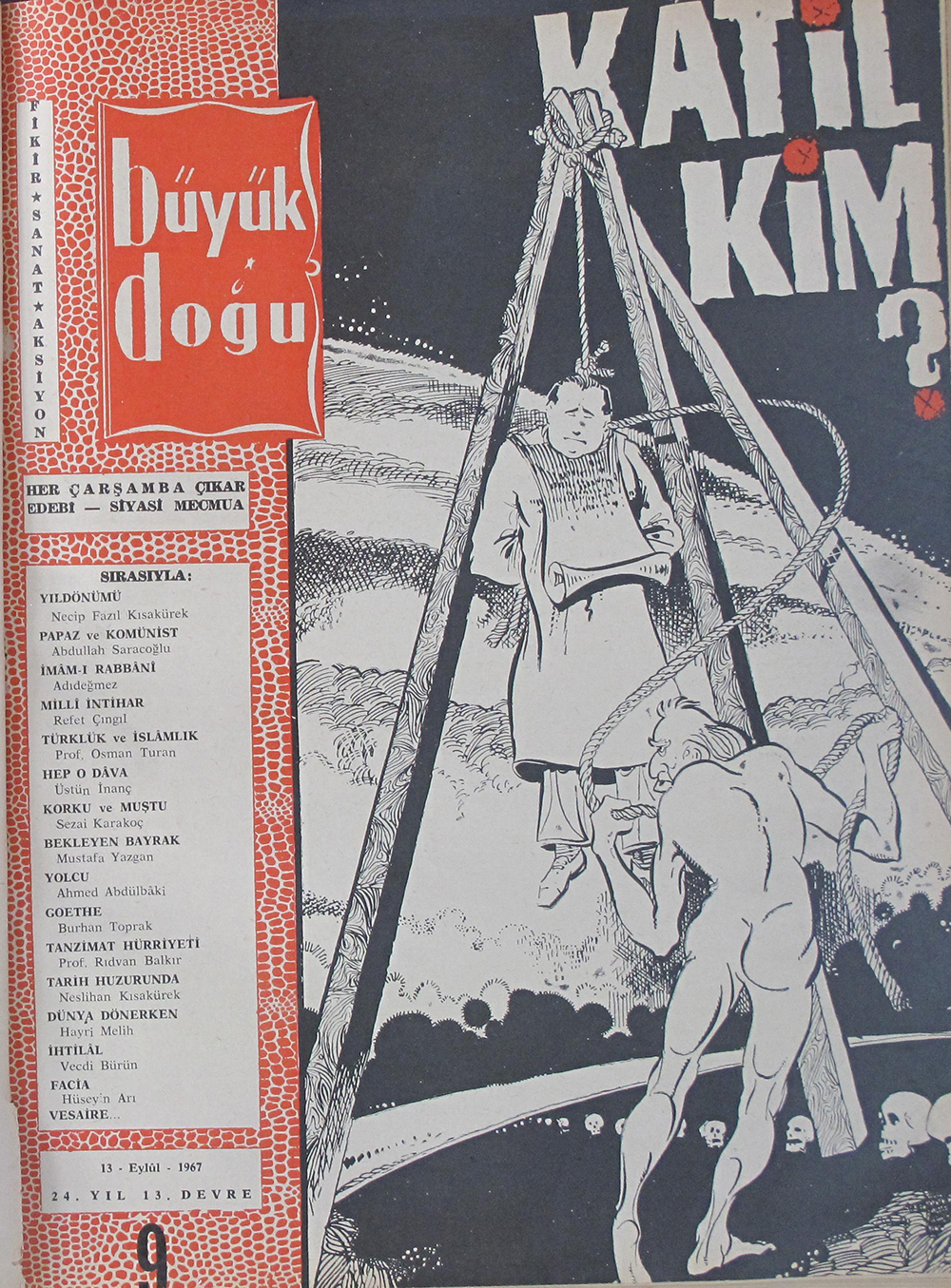 13. Cilt 9. Sayı Kapağı