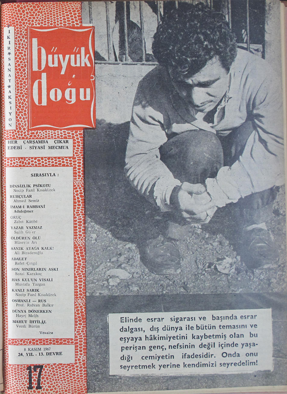 13. Cilt 17. Sayı Kapağı