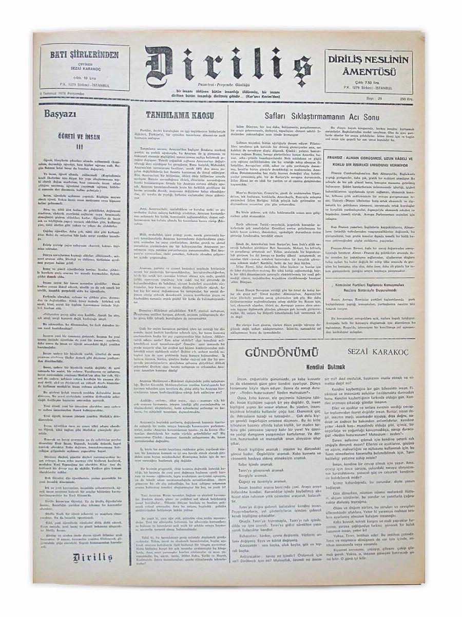 4. Cilt 29. Sayı Kapağı