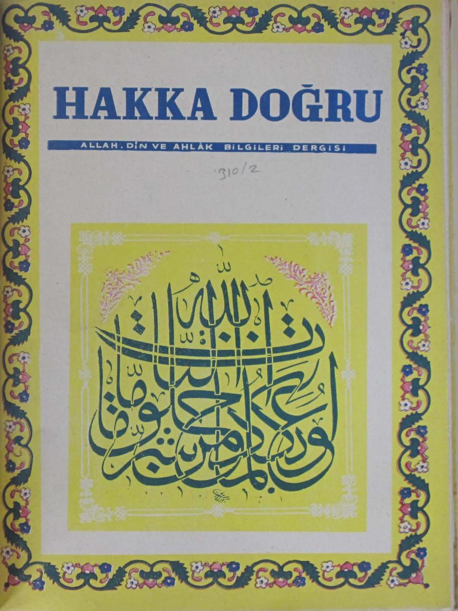 10. Cilt 310-2. Sayı Kapağı