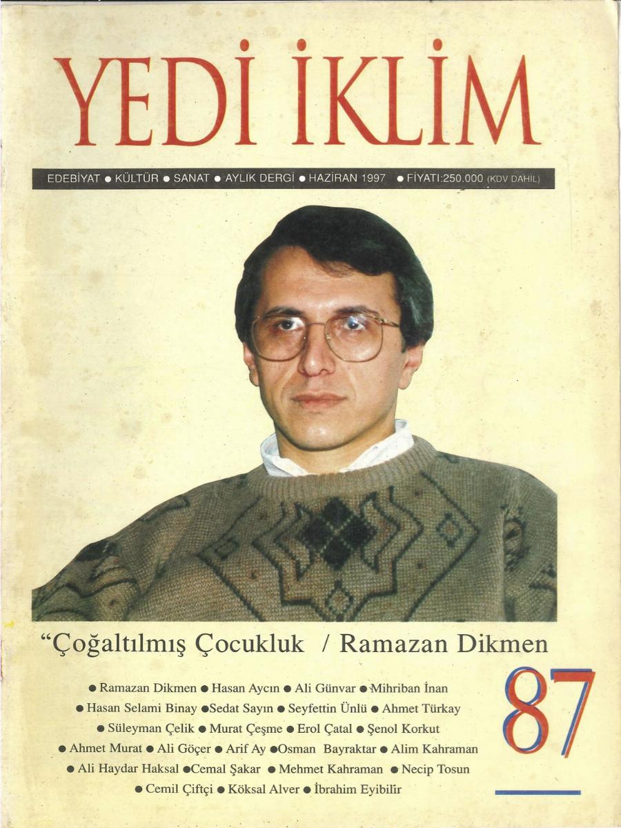 11. Cilt 87. Sayı Kapağı