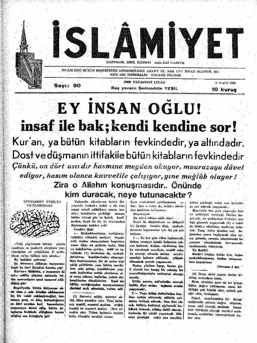 2. Cilt 90. Sayı Kapağı