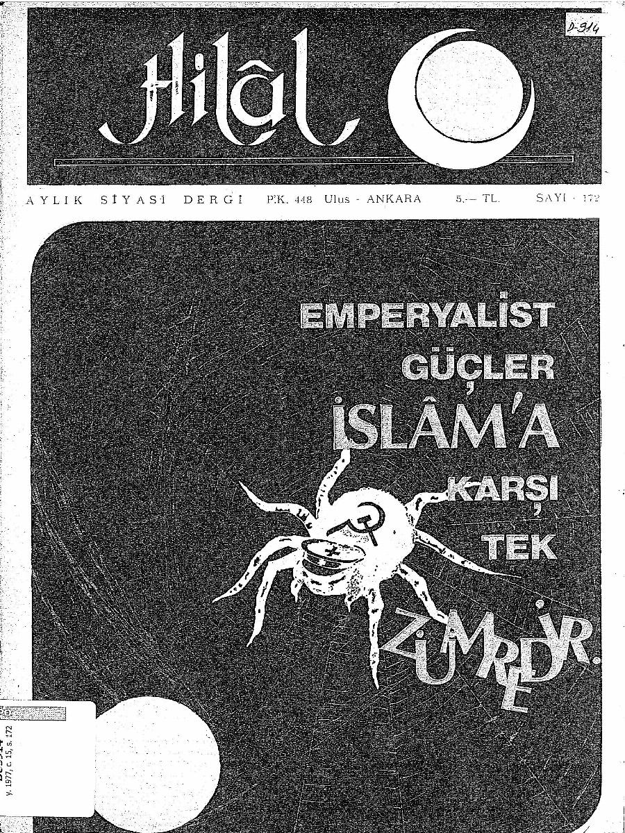 15. Cilt 172. Sayı Kapağı