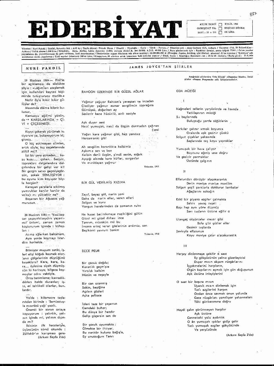 5. Cilt 38+116. Sayı Kapağı