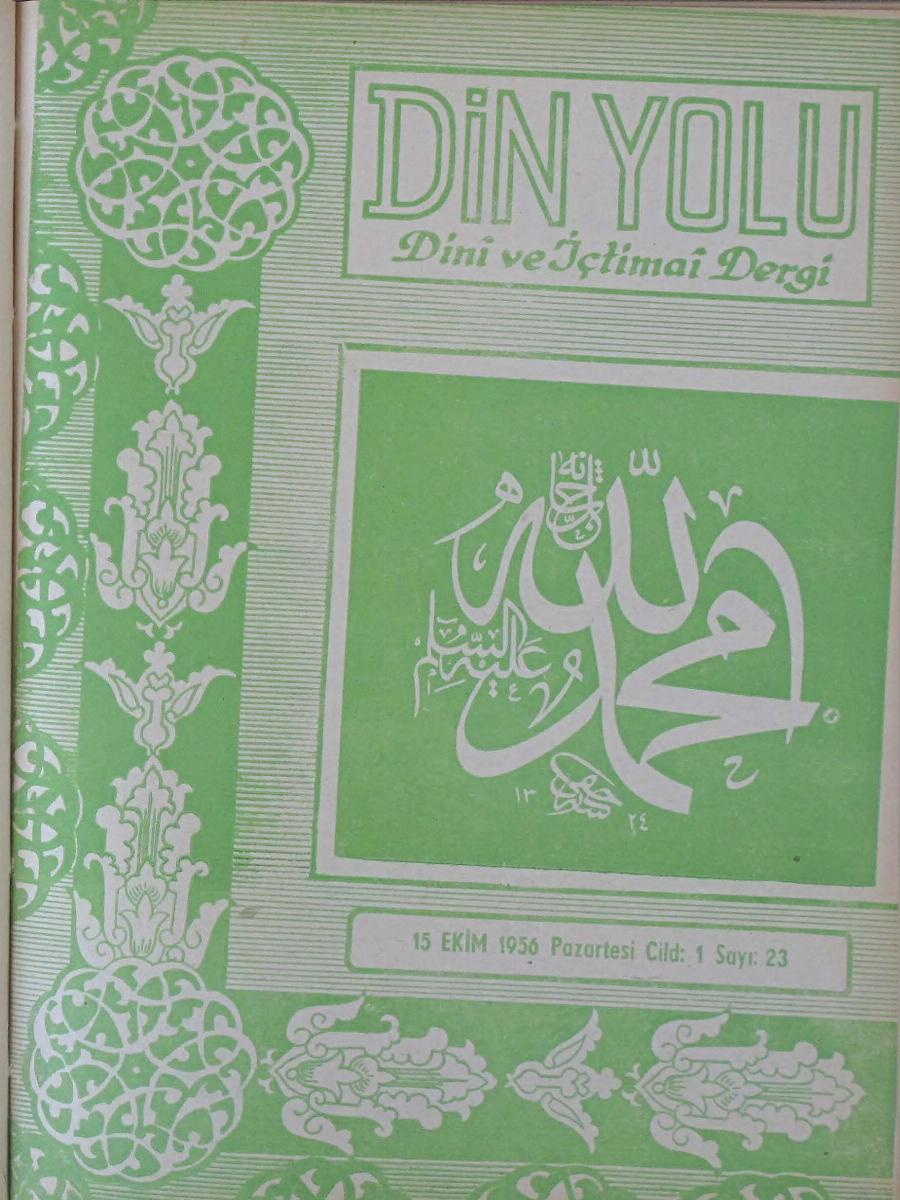 1. Cilt 23. Sayı Kapağı