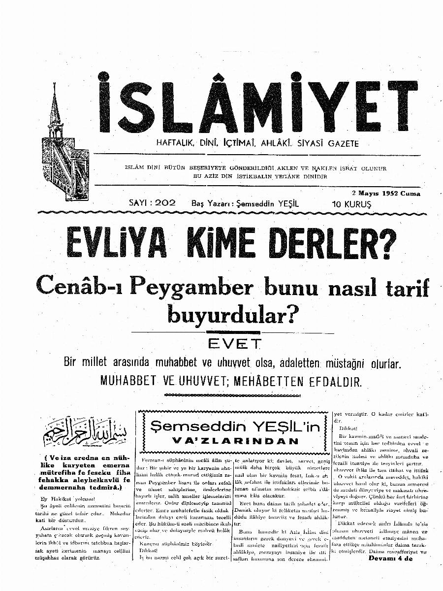 4. Cilt 202. Sayı Kapağı