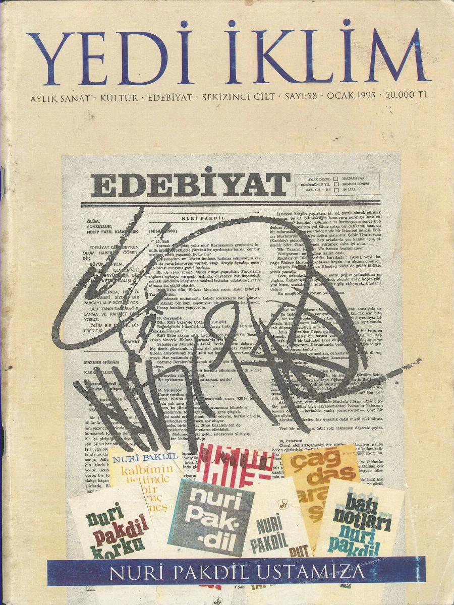 8. Cilt 58. Sayı Kapağı