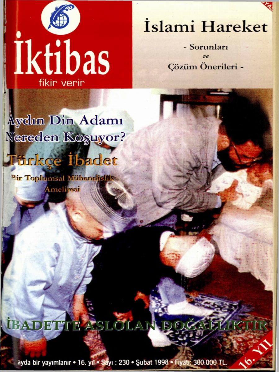 16. Cilt 230. Sayı Kapağı