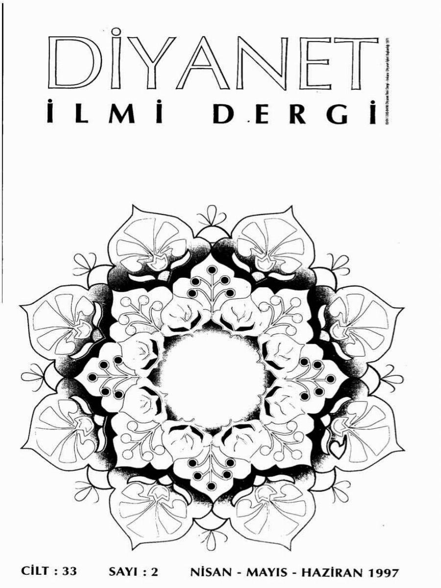 33. Cilt 2. Sayı Kapağı