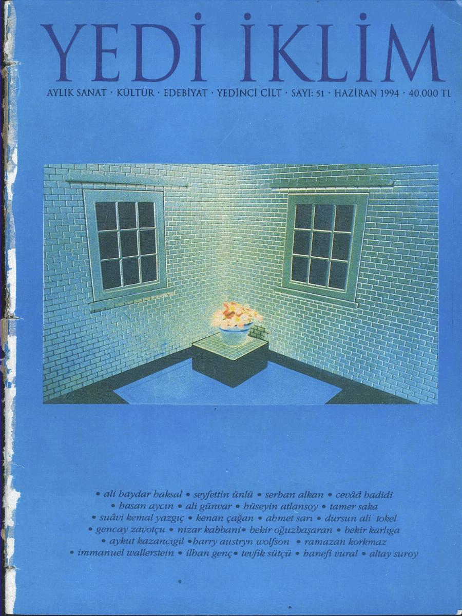 7. Cilt 51. Sayı Kapağı