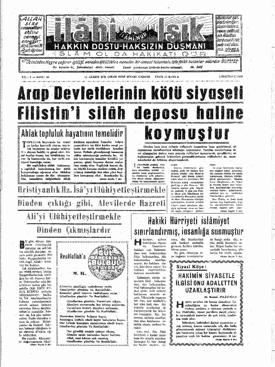 3. Cilt 64. Sayı Kapağı