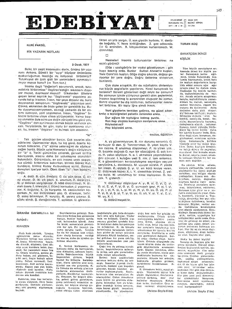 5. Cilt 38+36. Sayı Kapağı