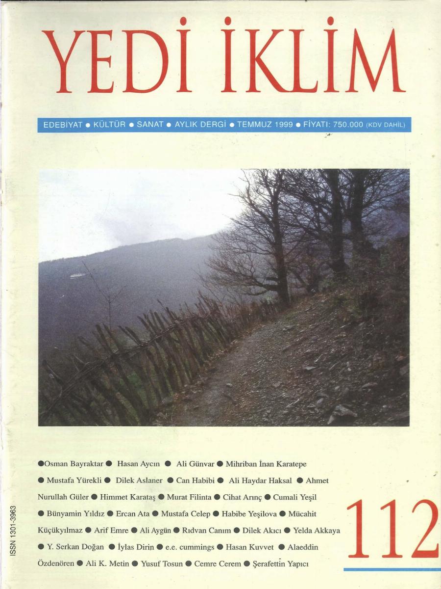 12. Cilt 112. Sayı Kapağı