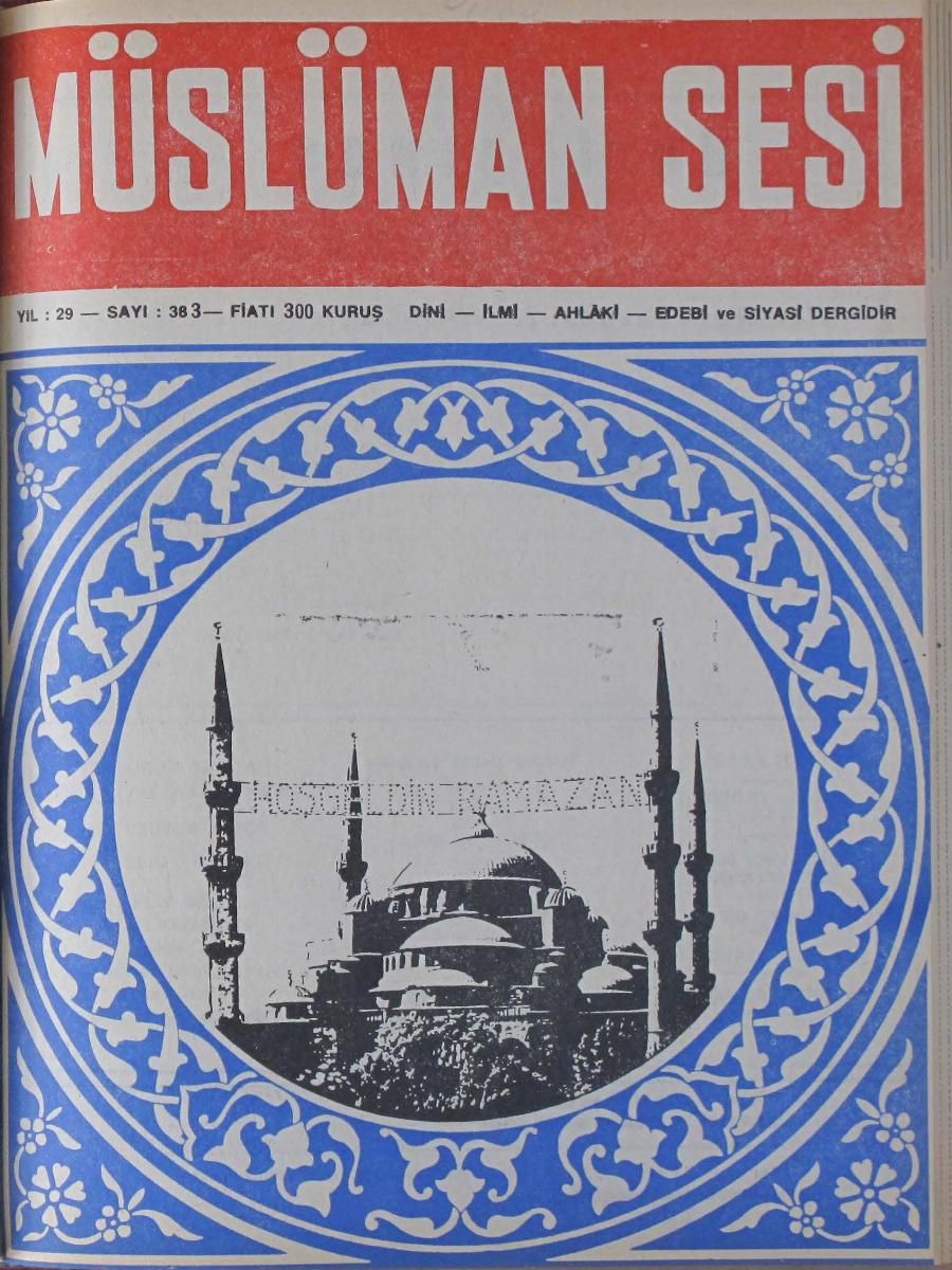 22. Cilt 383. Sayı Kapağı