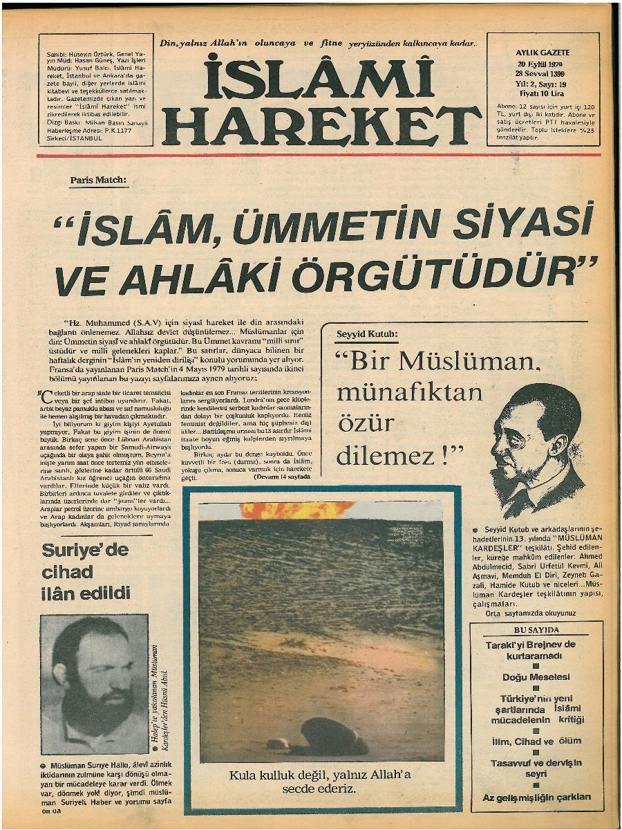 2. Cilt 19. Sayı Kapağı