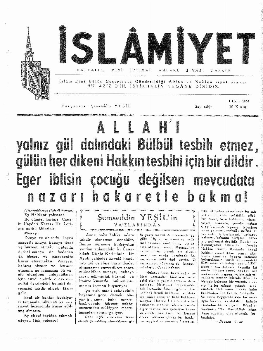 6. Cilt 287. Sayı Kapağı