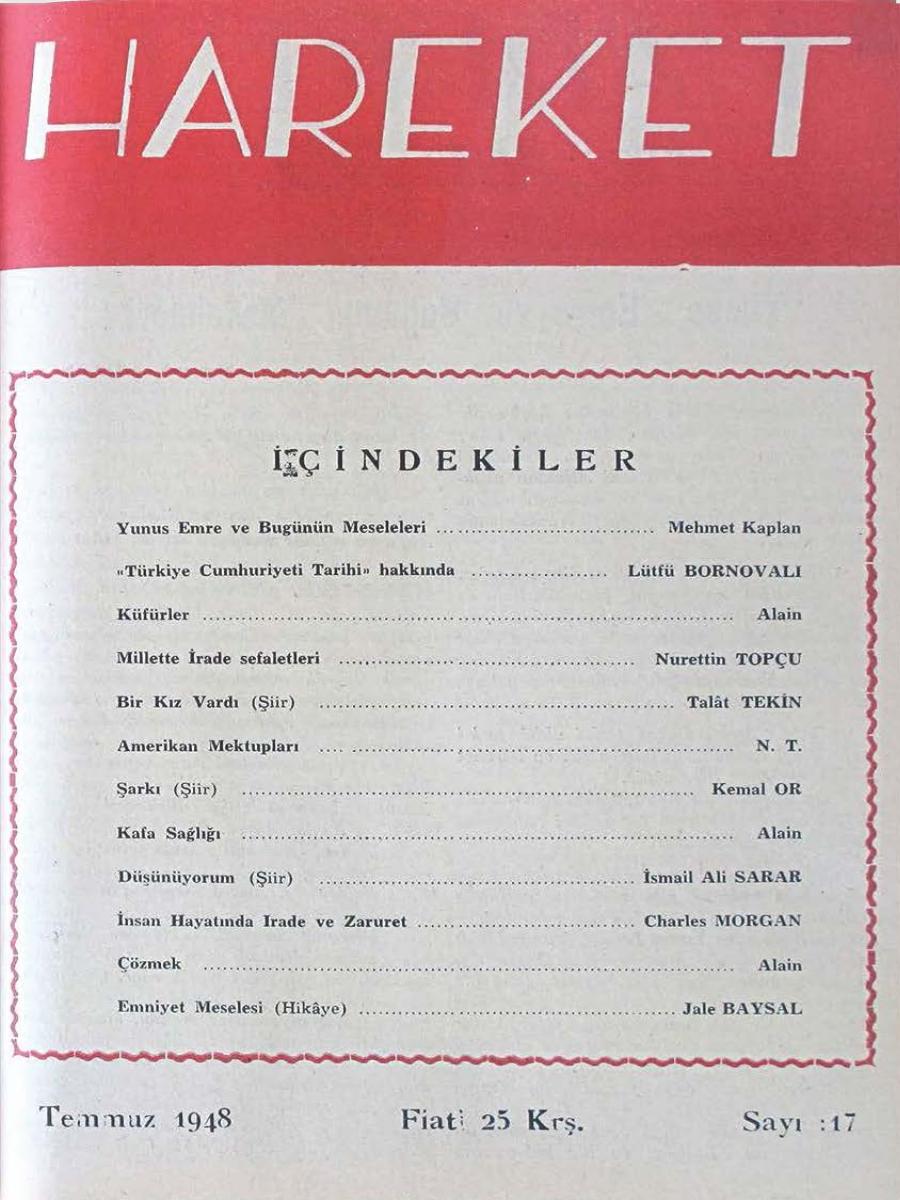 3. Cilt 29. Sayı Kapağı