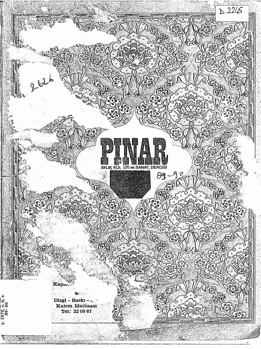 2. Cilt 89-90. Sayı Kapağı