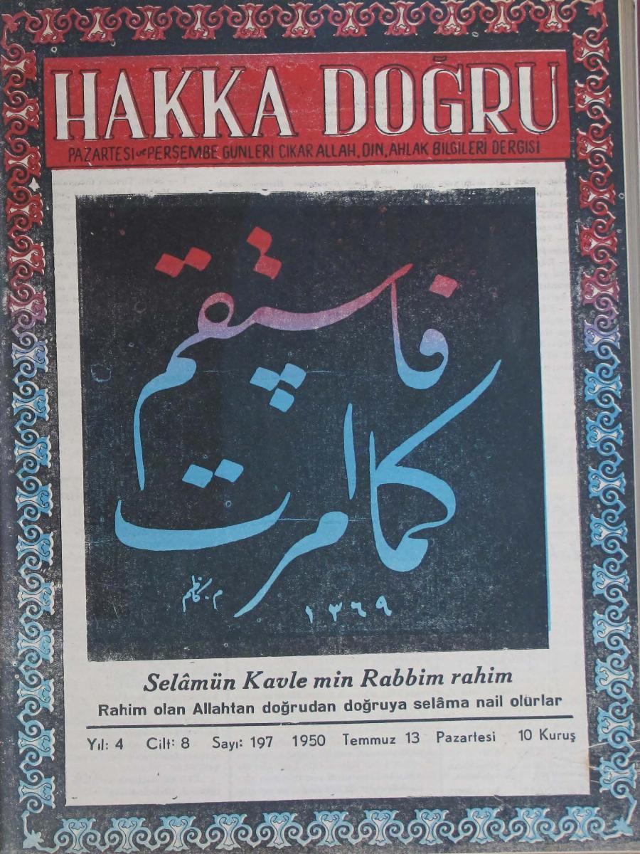 8. Cilt 197. Sayı Kapağı