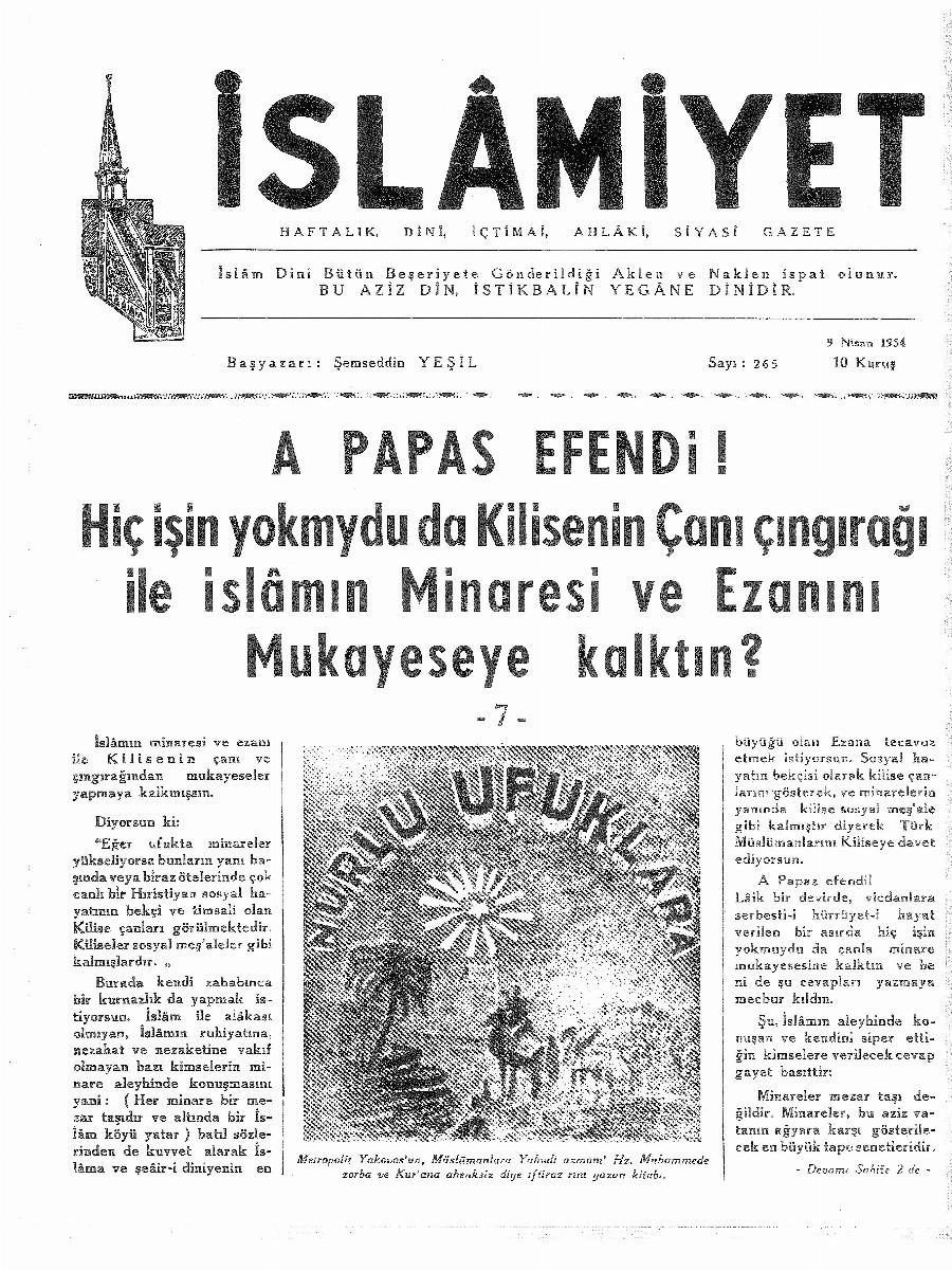 6. Cilt 265. Sayı Kapağı