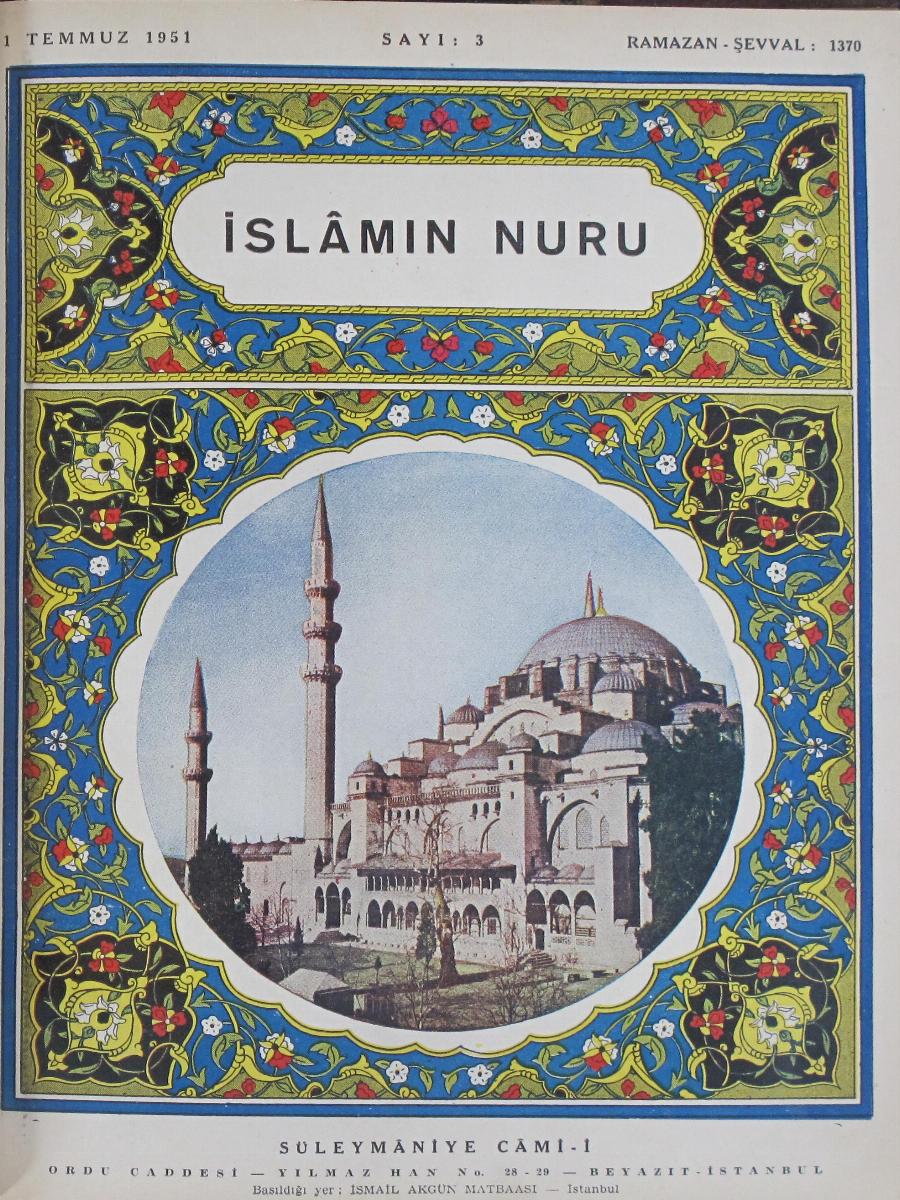 1. Cilt 3. Sayı Kapağı