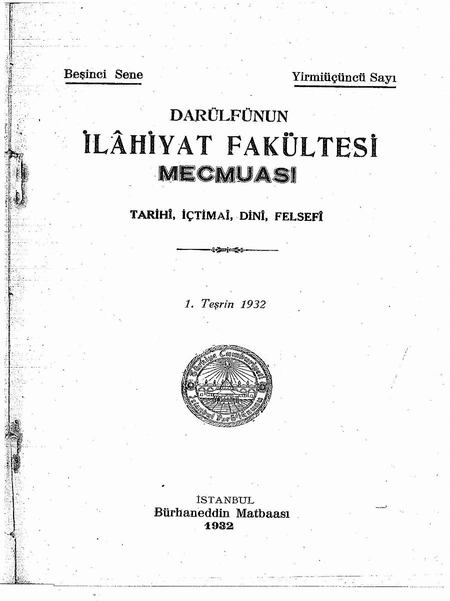 5. Cilt 23. Sayı Kapağı