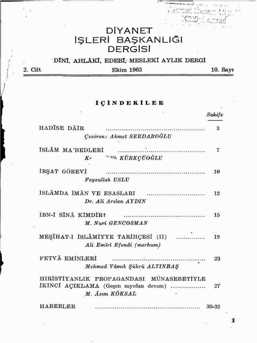 2. Cilt 10. Sayı Kapağı