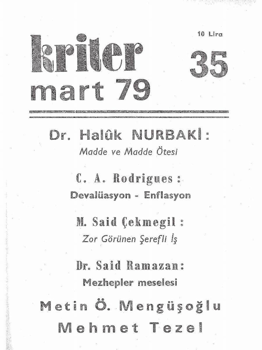 3. Cilt 35. Sayı Kapağı