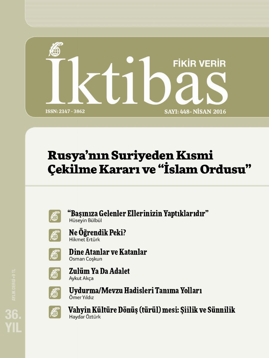 36. Cilt 448. Sayı Kapağı