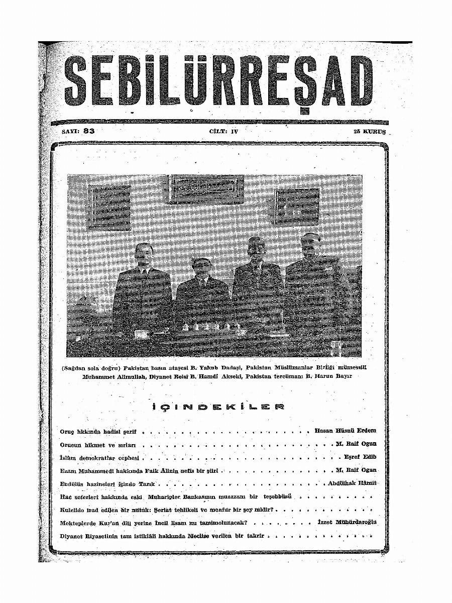 4. Cilt 83. Sayı Kapağı