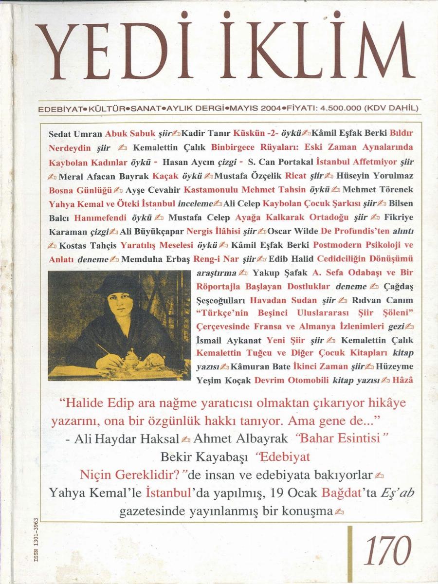 17. Cilt 170. Sayı Kapağı