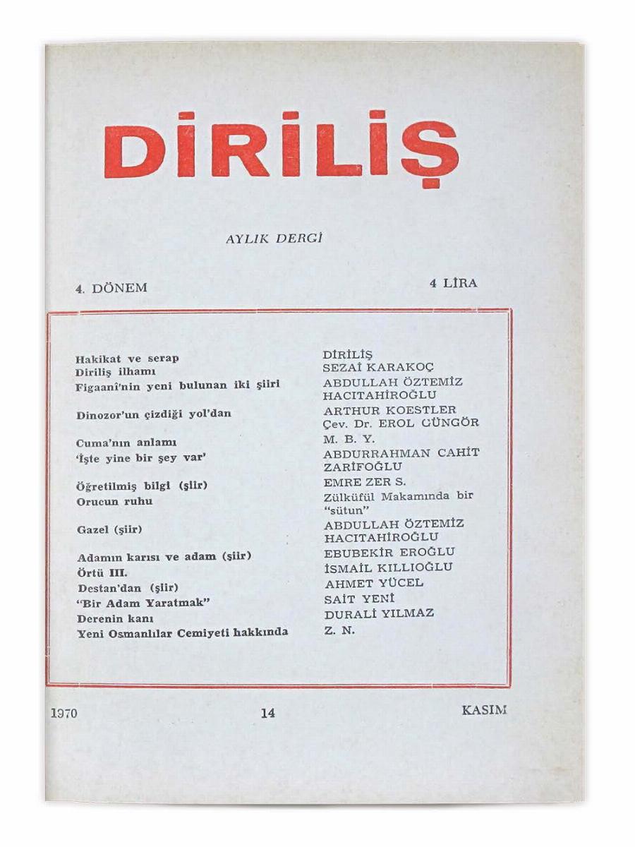 3. Cilt 14. Sayı Kapağı