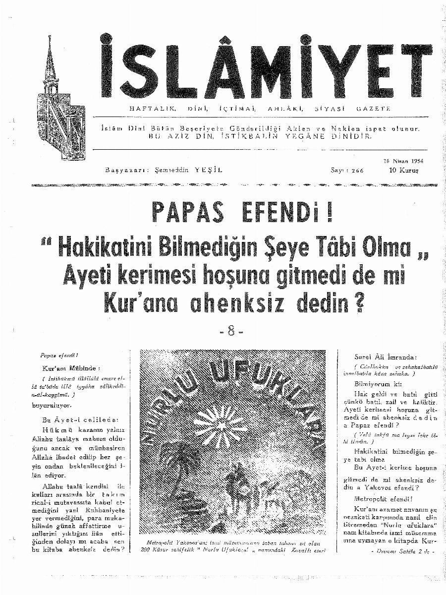 6. Cilt 266. Sayı Kapağı