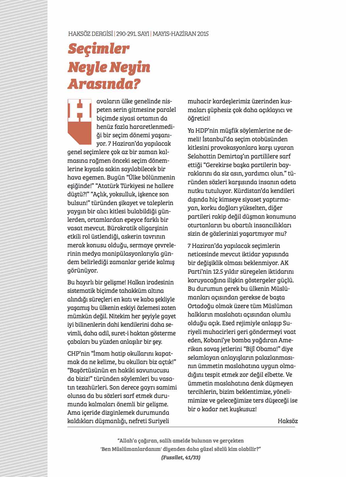 290-291. Sayı Kapağı