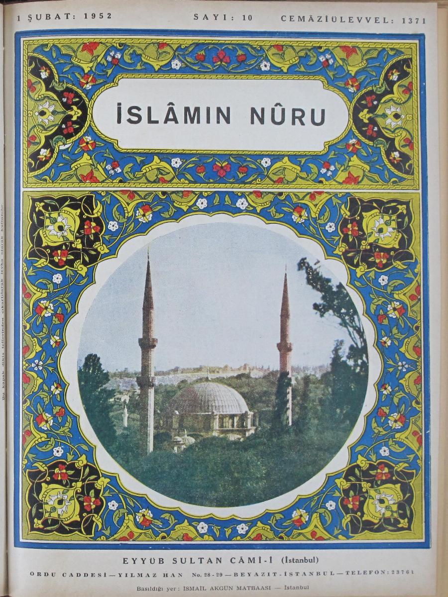 1. Cilt 10. Sayı Kapağı