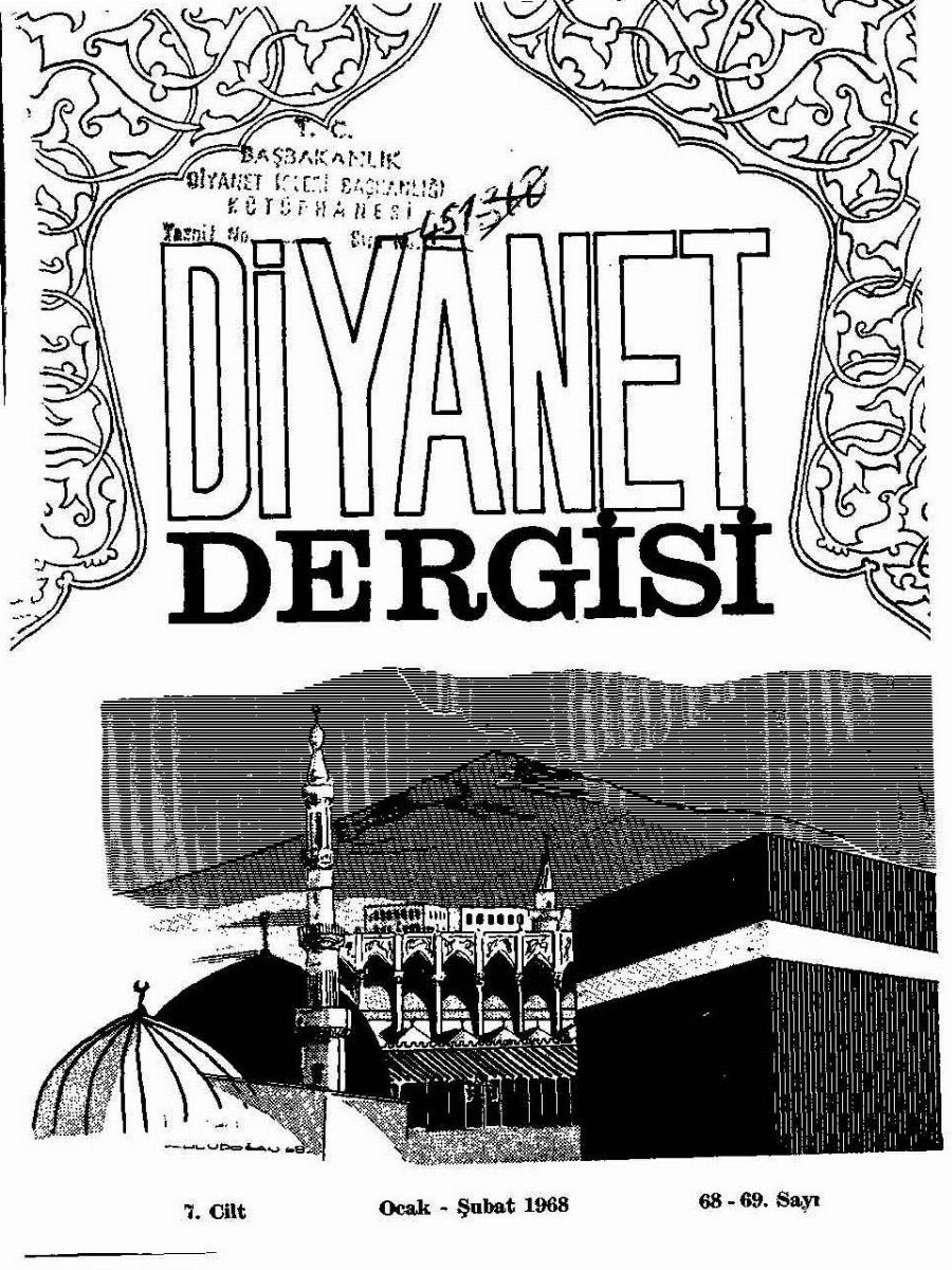 7. Cilt 68-69. Sayı Kapağı