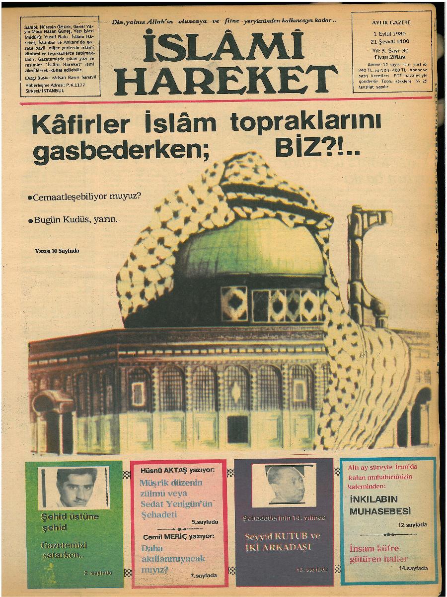 3. Cilt 30. Sayı Kapağı