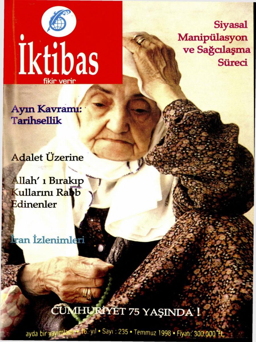 16. Cilt 235. Sayı Kapağı