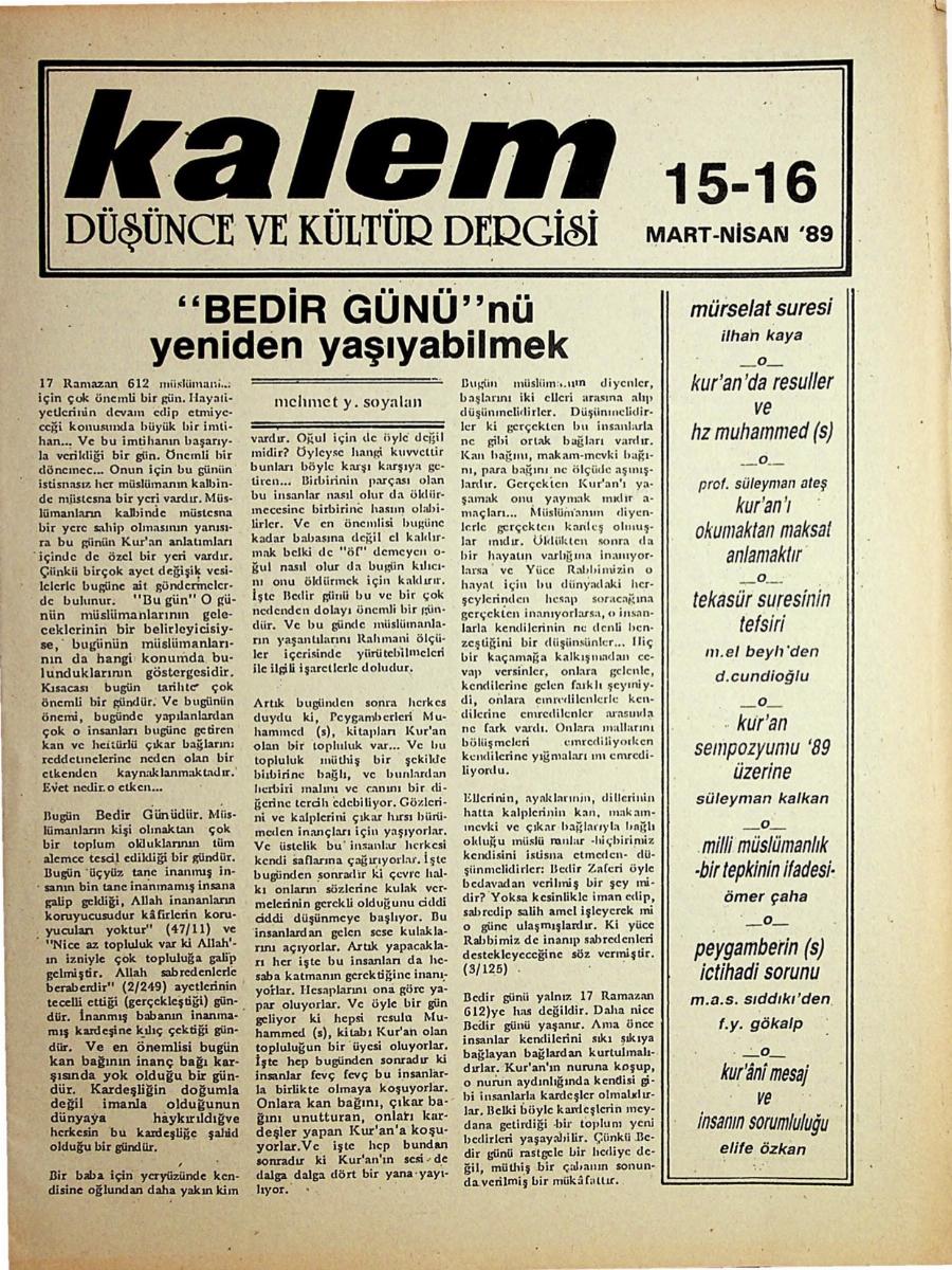 15-16. Sayı Kapağı