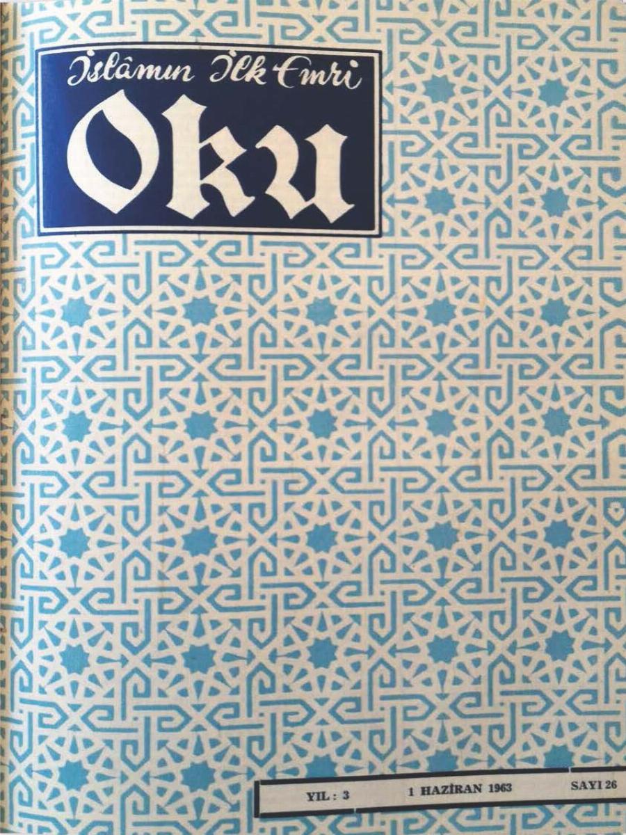 3. Cilt 26. Sayı Kapağı