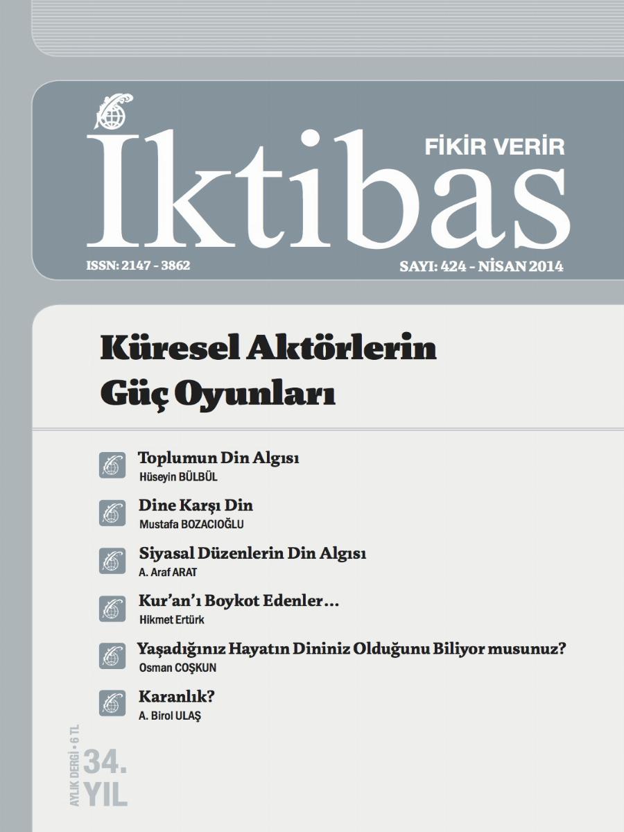 34. Cilt 424. Sayı Kapağı