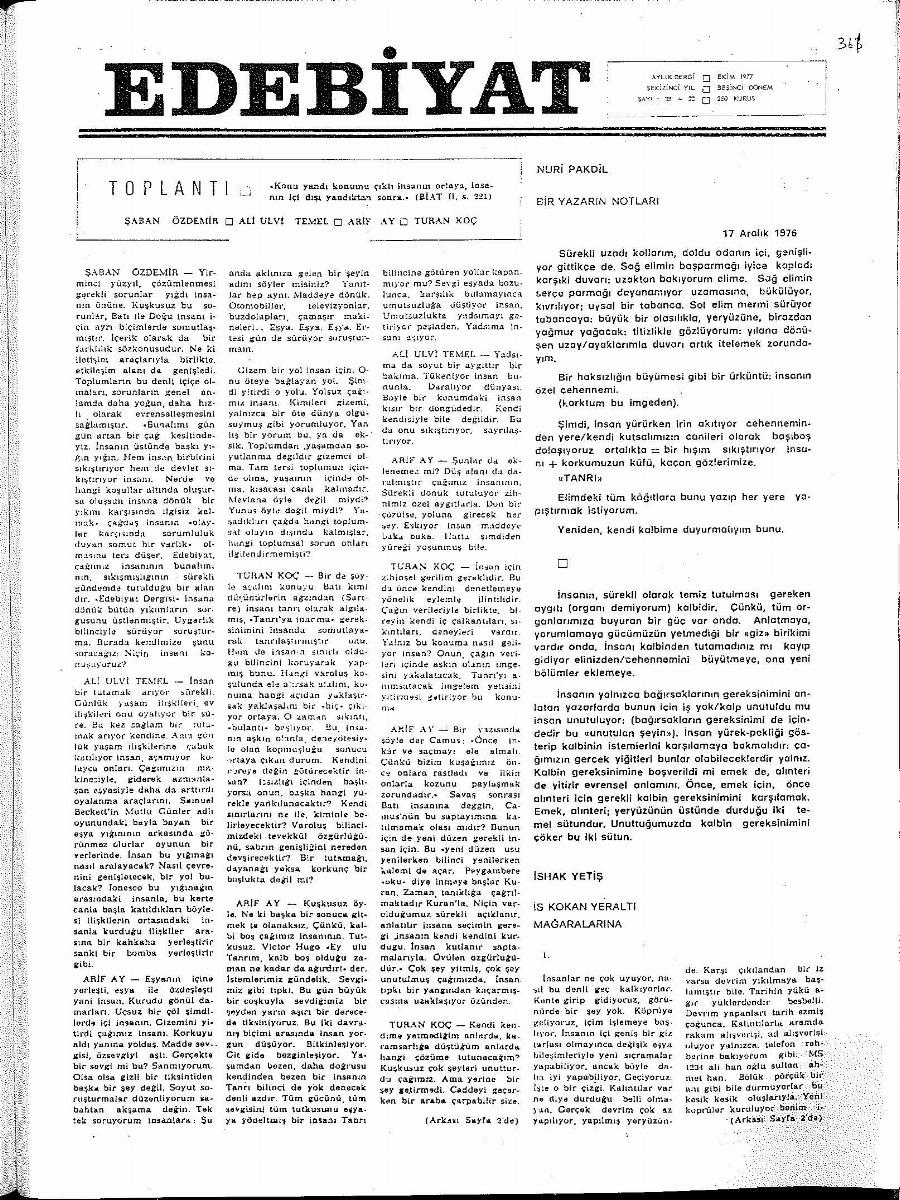 5. Cilt 38+33. Sayı Kapağı