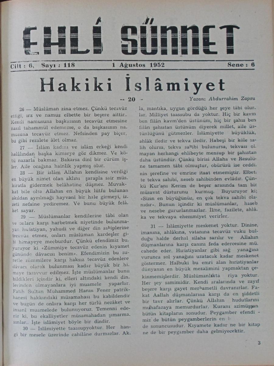 6. Cilt 118. Sayı Kapağı