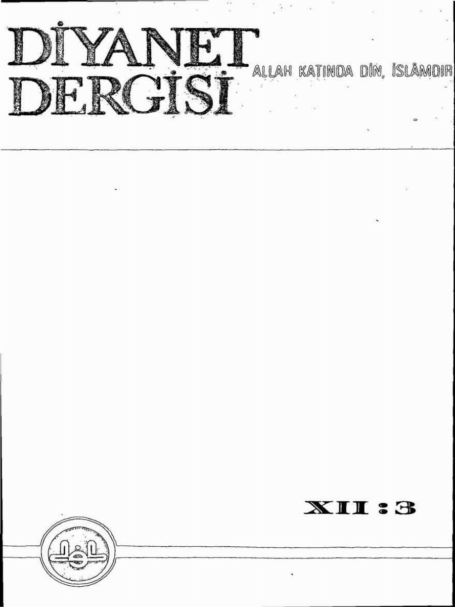 12. Cilt 3. Sayı Kapağı