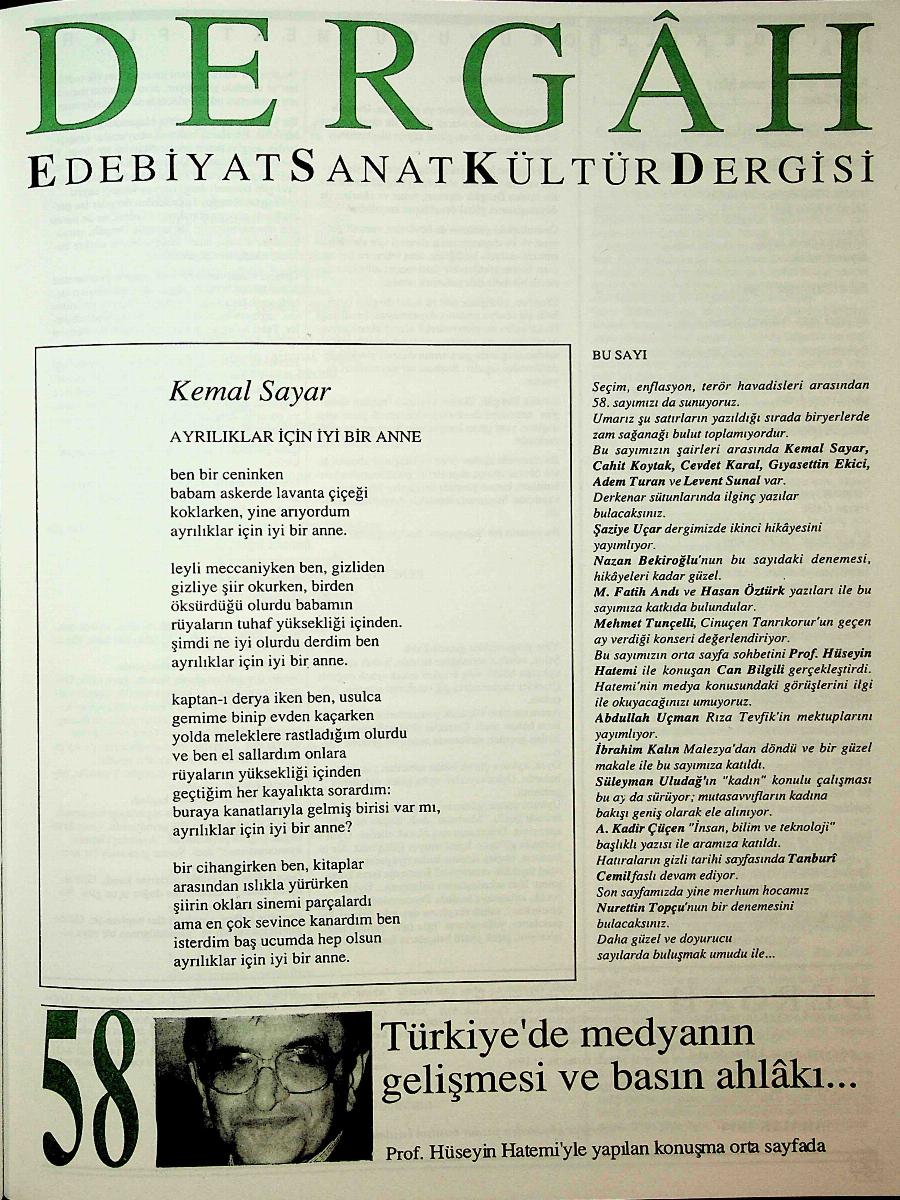 58. Sayı Kapağı