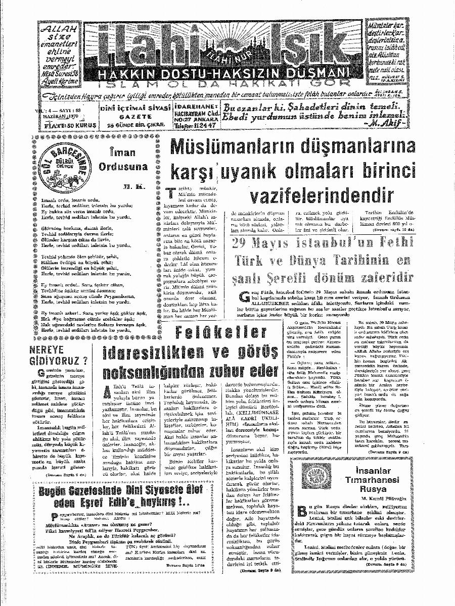 4. Cilt 88. Sayı Kapağı