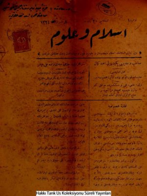 İslâm ve Ulûm Kapak