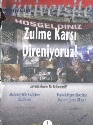 Özgür Üniversite Kapak